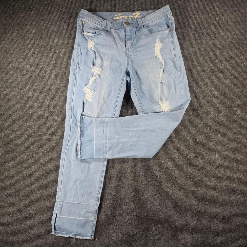 Seven7 Women's Blue Jeans